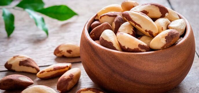 brazil nut for sweating